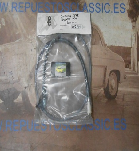802774 MANDO CABLE CUENTAKILOMETROS CITROEN C25, PEUGEOT J5 MEDIDA 1360 mm