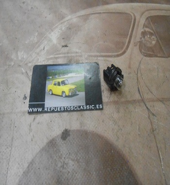 MOS01 PORTABOMBILLAS CON BOMBILLA CUADRO SEAT 124, 127, 131, 132 Y OTROS MEDIDA 18,5 mm