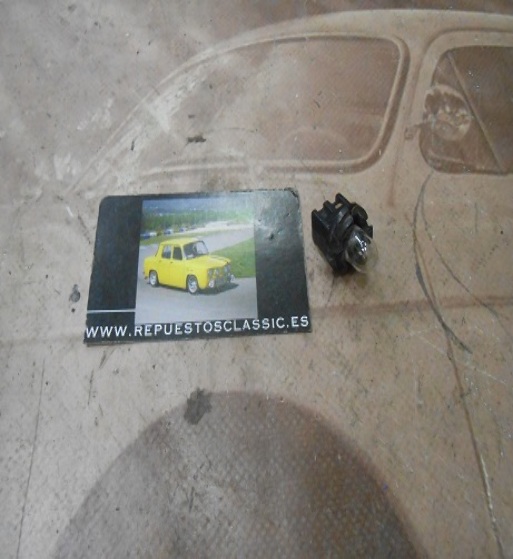 MOS01 PORTABOMBILLAS CON BOMBILLA CUADRO SEAT 124, 127, 131, 132 Y OTROS MEDIDA 18,5 mm