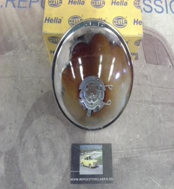 H168P2 OPTICA FARO REDONDO LARGO ALCANCE H3 160mm. FORD XR3/XR2/RS TURBO, HELLA 1F4003550404-15045