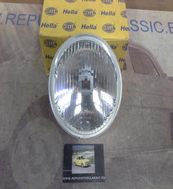 H169P2 OPTICA FARO REDONDO LARGO ALCANCE H3 155mm. FORD XR3/XR2/RS TURBO, HELLA 1F4003550404-15045