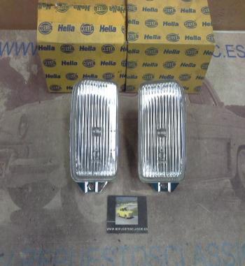 H175P2 JUEGO OPTICAS FAROS ANTINIEBLA BLANCOS H3 VOLKSWAGEN PASSAT-SANTANA 85>88, HELLA 1NM132991021-1NM129986021, 14057-14058