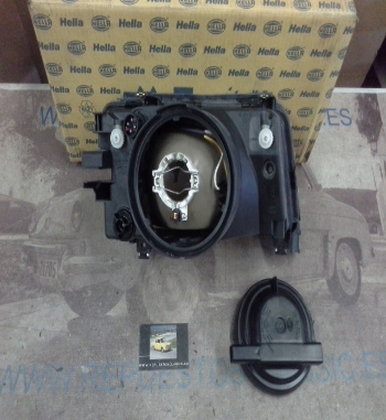 H200P2 FARO IZQUIERDO H4 AUDI 100 90>94, HELLA 1AF006120191 (12510)