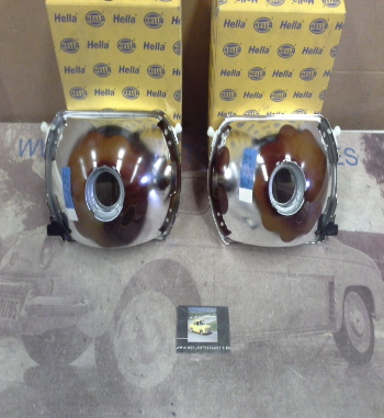H430P4 JUEGO REFLECTORES FAROS H4 CAMION MERCEDES-BENZ MK/SK 87>, NG 73>, HELLA 9DE118792001-9DE118793001