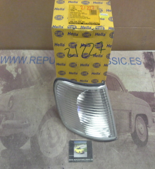 H432P4 PILOTO INTERMITENTE DELANTERO DERECHO BLANCO AUDI 100 90>94, HELLA 2BA006386081 (21227)