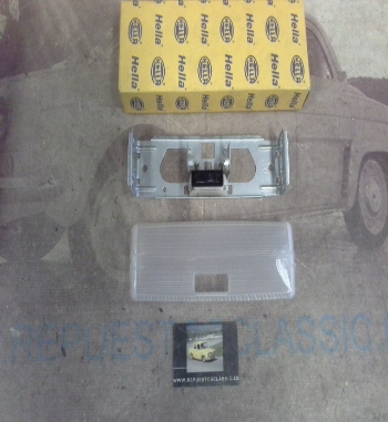 H448P4 PLAFON LUZ CORTESIA INTERIOR CAMION PEGASO, MERCEDES-BENZ NG 73>, HELLA 2JA002661001 (22590)