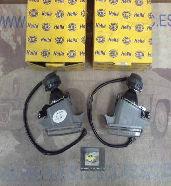 H467P5 JUEGO FAROS ANTINIEBLA H3 VOLKSWAGEN PASSAT B3/B4 88>96, HELLA 1NL005566051-1NL005566061 (14224-14225)