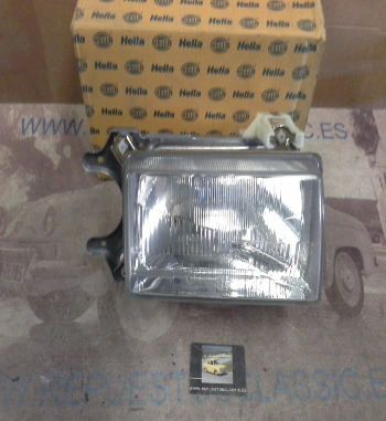 H481P5 FARO DERECHO H4 AUDI 80 B2 (81, 85) 78>86, HELLA 1AG004580161 (12315)