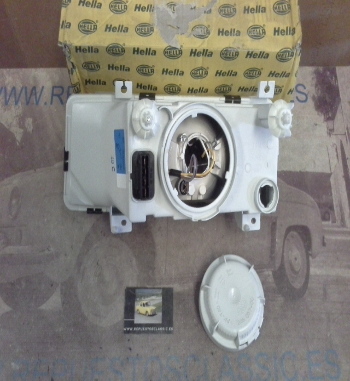 H484P5 FARO DERECHO H4 SKODA FELICIA II (6U1/6U5) 98>, HELLA 1AF246014101