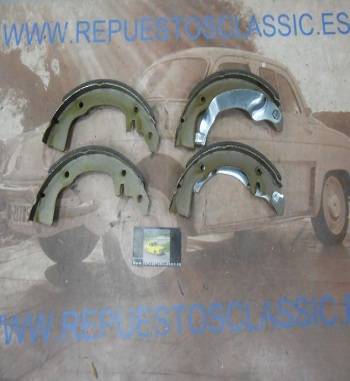 TVZR8 ZAPATAS FRENO TRASEROS RENAULT DAUPHINE, GORDINI, RENAULT 8, 10