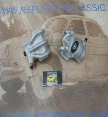 TV34128/29 JUEGO PINZAS FRENO DELANTERAS RENAULT 8, 10, ALPINE A110, FLORIDA, CARAVELLE, GORDINI FRANCES 38 mm.