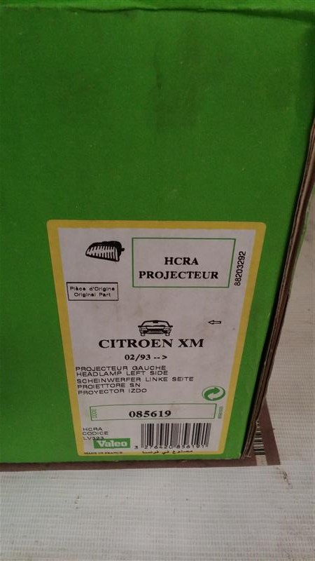 IC164P4 FARO DELANTERO IZQUIERDO CITROEN XM (93-->) VALEO 085619