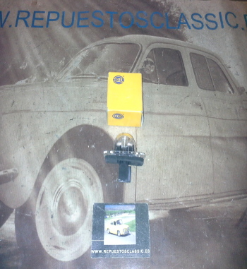 H535P6 PILOTO LUZ MATRICULA VOLKSWAGEN GOLF MK2, HELLA 2KA004318001 (23033)