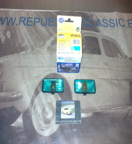H538P6 JUEGO PILOTOS INTERMITENTES LATERALES VERDES SEAT, VOLKSWAGEN, HELLA 9EL144431821 (92902)
