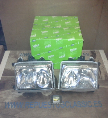 086230/231 PV3N2 JUEGO FAROS DOBLE OPTICA H1+H1 SEAT IBIZA / CORDOBA 16v SX 94>99