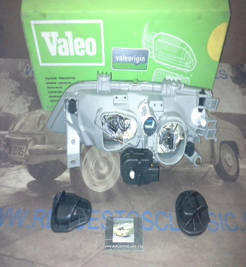 087915 P1 FARO DERECHO VALEO H1+H1 NISSAN PRIMERA 96->99, (REGULADOR ELECTRICO CON SERVOMOTOR)