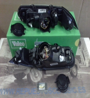 086576-086577 P1 JUEGO FAROS VALEO H4 ROVER 200 95>99, REGULADOR ELECTRICO