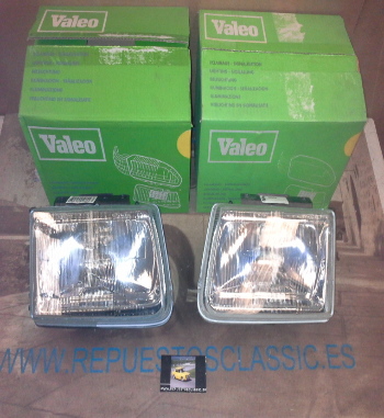 IOP30 JUEGO FAROS H4 OPEL CORSA A 90->93, VALEO 084429-084430 (REGULACION ELECTRICA)
