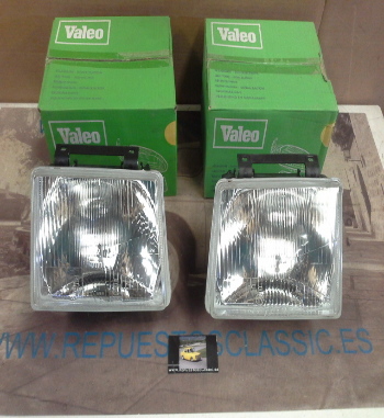 03P10 JUEGO FAROS H4 OPEL CORSA A 83->90 VALEO 029689-029690 (REG.  MANUAL)