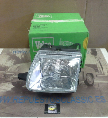 O4P10 FARO IZQUIERDO H4 CITROEN SAXO 96>99 VALEO 085849, REG. MANUAL