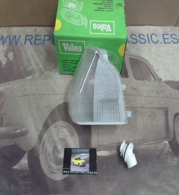 082062 P6 PILOTO VALEO DELANTERO IZQUIERDO BLANCO CITROEN BX 86>