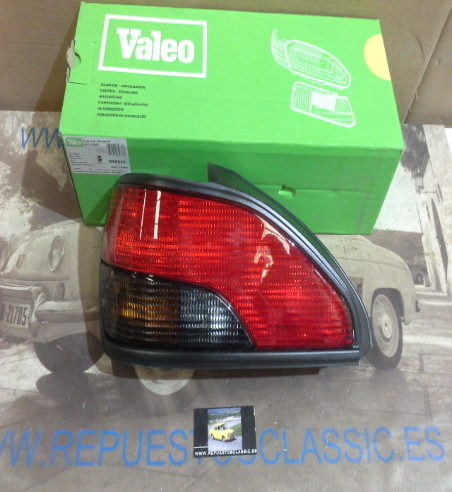 IP138P4 PILOTO TRASERO IZQUIERDO PEUGEOT 306 4P. 94->97, VALEO 085633 (CON PORTALAMPARAS)