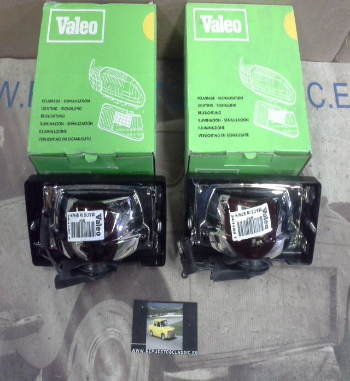 18P11 JUEGO FAROS ANTINIEBLA AMARILLOS RENAULT SUPERCINCO, 9, 11, 19, 21 CIBIE-VALEO 061267