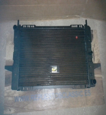 RAM255P12 RADIADOR MOTOR FORD SIERRA MK2 1.8/2.0/2.0i 87>93 VALEO 730594 (COBRE/PLASTICO 610x360x40mm)