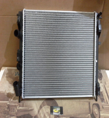RAM280P14 RADIADOR MOTOR RENAULT CLIO II, KANGOO I, DACIA LOGAN, NISSAN KUBISTAR, RDA093072, REF. VALEO 732621 (485x400x20mm)