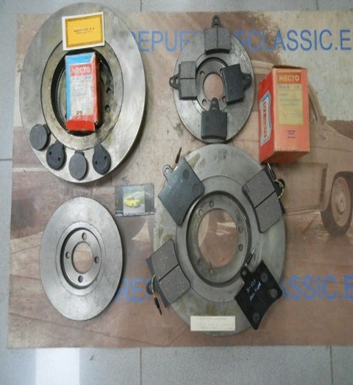 FZ613152/54 KIT FRENOS DELANTEROS Y TRASEROS CITROEN GS, GSA DISCOS, PASTILLAS