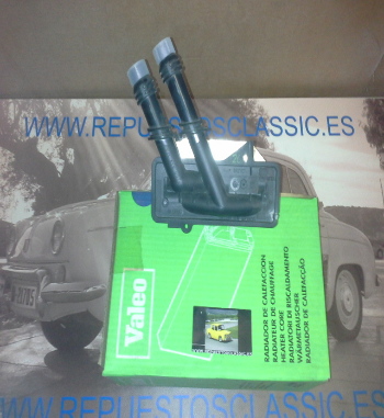 RAC61 RADIADOR CALEFACCION AUDI A3 96>, SEAT LEON, TOLEDO 99>, SKODA OCTAVIA 96>, VOLKSWAGEN GOLF IV 97>, NEW BEETLE 02>, VALEO 