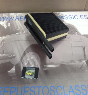 RAC65P2 RADIADOR CALEFACCION FORD FIESTA/CURRIER 89>97, VALEO 969007 (COBRE)