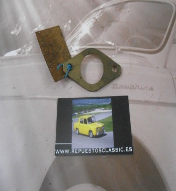PG32 PLETINA ARBOL DE LEVAS RENAULT 4CV, GORDINI 4 L MOTOR VENTOUX