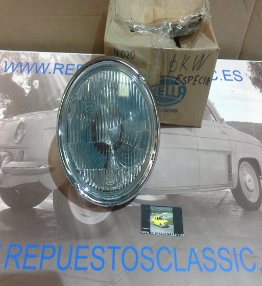 H558P6 FARO OPTICA CON BISEL DKW F1000, N1000, N1300, HELLA 10015 (1AG903691-004)