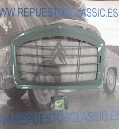 RJ214 P4 REJILLA CITROEN 2CV PLASTICO GRIS ANTIGUO STOCK