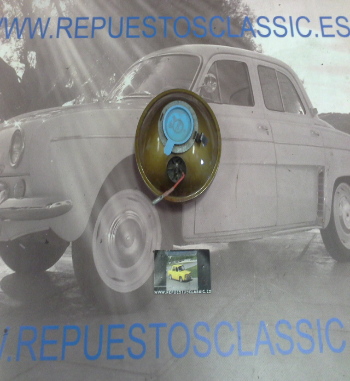 ISE126* OPTICA FARO FORES 135mm SEAT 600 D 1ª SERIE FOCO EUROPEO CON LUZ DE POSICION
