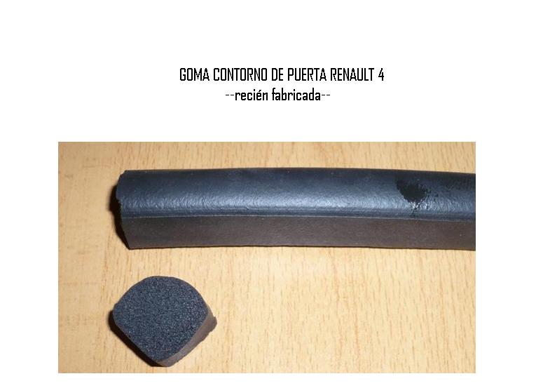 GE602P GOMA PUERTAS RENAULT 4 POR METROS