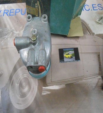 MOS03 CONJUNTO FILTRO GASOIL SEAT 1400, 1500, 131, 132 LAND ROVER MOTOR PERKINS 3 SALIDAS FILTRO 296