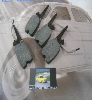 P069 PASTILLAS FRENO DELANTERO CITROEN GS (1970-1972)