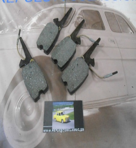P069 PASTILLAS FRENO DELANTERO CITROEN GS (1970-1972)