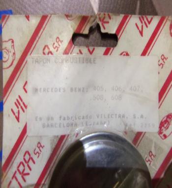 T137 TAPON COMBUSTIBLE MERCEDES 405, 506, 407, 508, 608