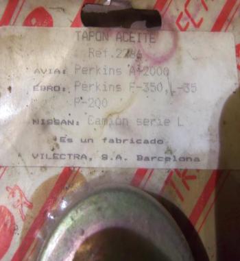 T139 TAPON ACEITE AVIA, EBRO, NISSAN