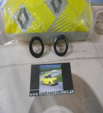 C2C05 PAREJA JUNTAS PULSADOR CERRADURA RENAULT 5 (DESDE 81), R6, ALPINE A310/6 21 mm HASTA AGOTAR EXISTENCIAS