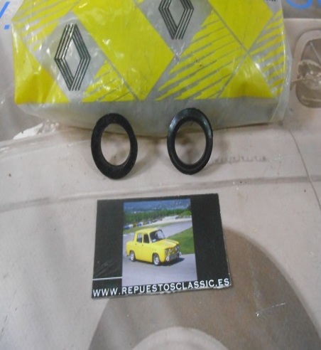 C2C05 PAREJA JUNTAS PULSADOR CERRADURA RENAULT 5 (DESDE 81), R6, ALPINE A310/6 21 mm HASTA AGOTAR EXISTENCIAS