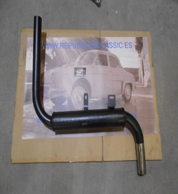 SILENCIOSO TRANSVERSAL COMPETICIÓN RENAULT 8, 10, ALPINE A110