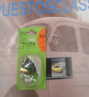 VALEO D254 KIT PLATINOS CONDENSADOR FIAT PANDA MOTOR FIRE DISTRIBUIDOR DUCELLIER