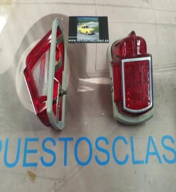 IC248P4 JUEGO PILOTOS TRASEROS CITROEN 2CV CON LUZ MATRICULA