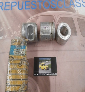 CAS121 JUEGO CASQUILLOS ARBOL DE LEVAS MERCEDES OM636, OM819 SOBREMEDIDA 0,50 INT, ESTANDAR EXT