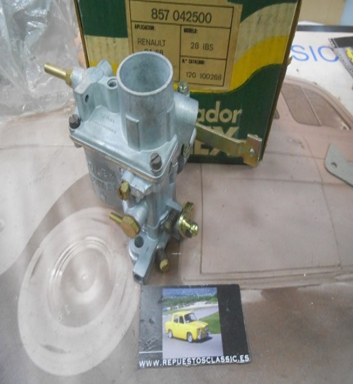 CS-4* CARBURADOR SOLEX 28 IBS RENAULT 4 MODELO 68 SIN TUBO DEPRESOR