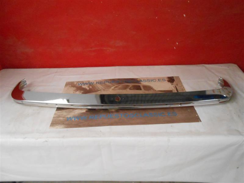 PAR62 PARAGOLPES TRASERO RENAULT 12 N, S, GORDINI CON AGUJEROS PARA MOLDURA GOMA